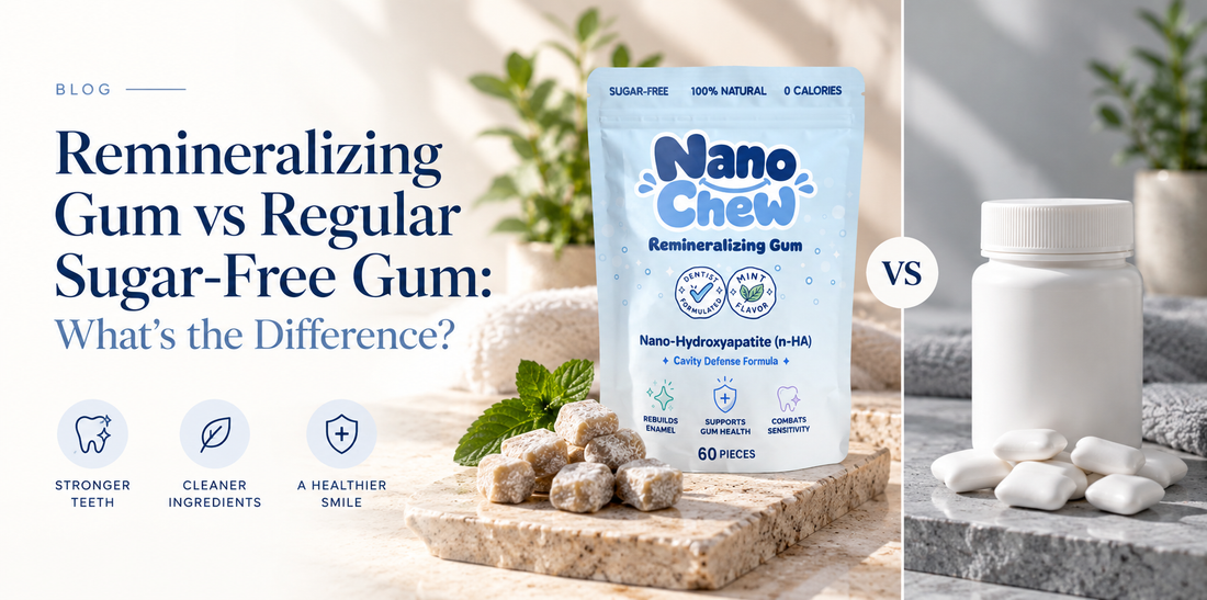Remineralizing Gum vs Regular Sugar-Free Gum: What's the Difference?